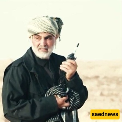 مشهد لافت ومثیر للاهتمام لظهور صوره القائد سلیمانی على حدود إسرائیل!