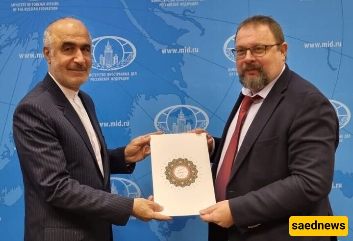 القنصل العام الإیرانی الجدید یبدأ عمله فی أستراخان، روسیا