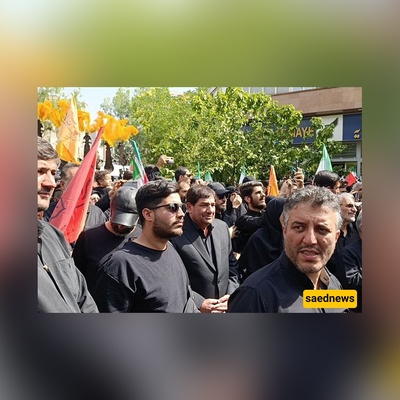 دموع مخبر تحتضن نجل الشهید حاجی‌زاده: لحظه مؤثره تهزّ مشاعر الإیرانیین + فیدیو