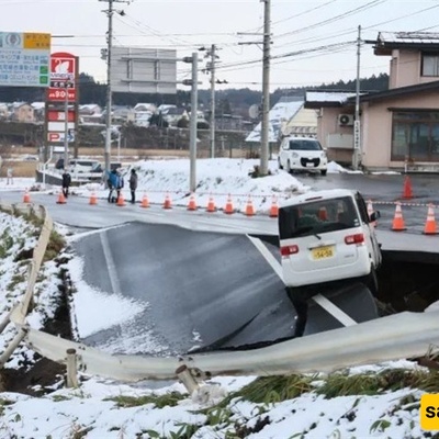 رفع التحذیر من تسونامی بعد وقوع الزلزال الأخیر فی شمال شرق الیابان
