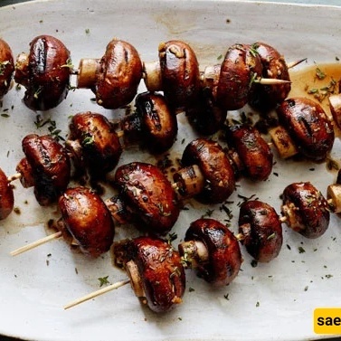 فطر مشوی | طریقه تحضیر الفطر المشوی!