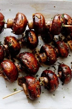 فطر مشوی | طریقه تحضیر الفطر المشوی!