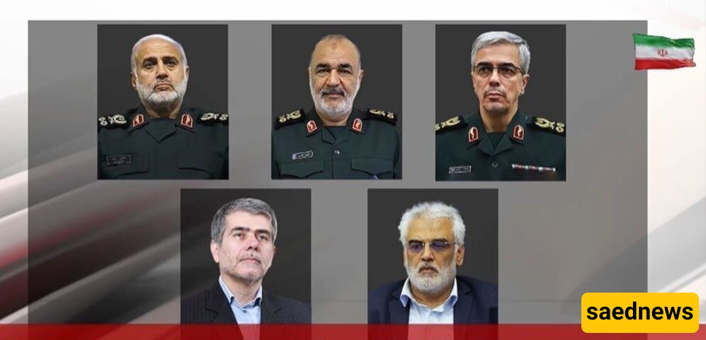 اغتیال کبار القاده العسکریین الإیرانیین واثنین من الشخصیات المدنیه فی ضربات إسرائیلیه