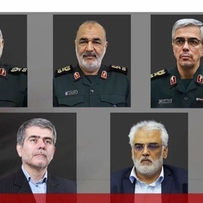 اغتیال کبار القاده العسکریین الإیرانیین واثنین من الشخصیات المدنیه فی ضربات إسرائیلیه