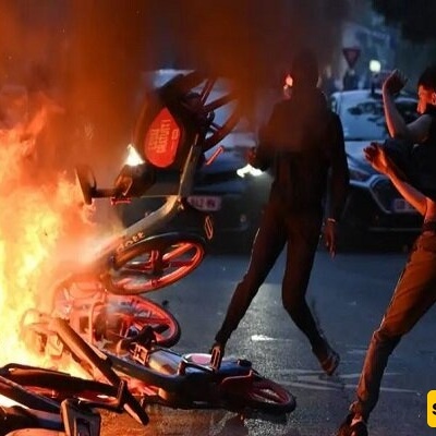 اعتقال 416 شخصًا فی أعمال الشغب فی فرنسا عقب فوز باریس سان جیرمان