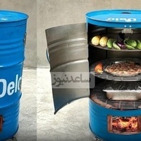 صف إبداعی: صناعه مدفأه خشبیه فاخره من برمیل قدیم + فیدیو