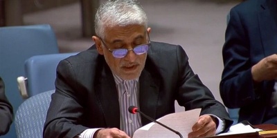 المبعوث الإیرانی یدین قیود السفر الأمریکیه على وفد الأمم المتحده