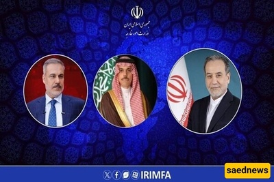 وزیر الخارجیه الإیرانی یجری محادثات مع نظیریه السعودی والترکی