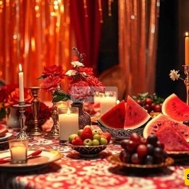 أجمل أفکار تزیین البطیخ للیله یَلدا: من التصامیم البسیطه والحد الأدنى إلى العروض بأسلوب العروس + فیدیو/صور