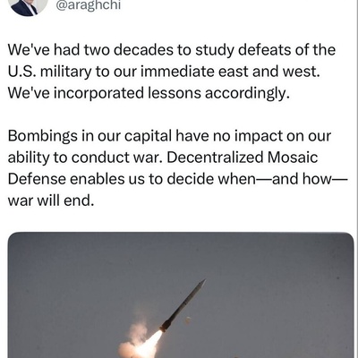 إیران ستقرر کیف ومتى ستنتهی الحرب: عراقجی