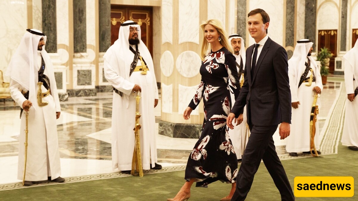 لمحه طریفه لمحمد بن سلمان وهو یلمح إلى إیفانکا ترامب فی السعودیه بحضور صهره!