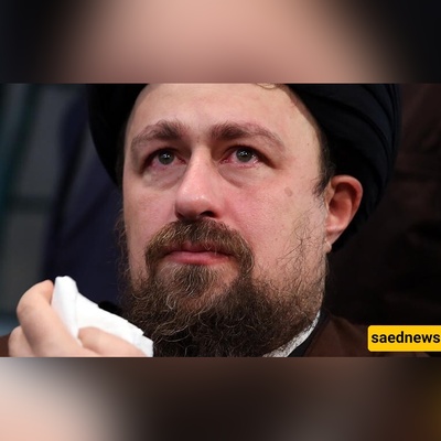موکب عزاء السید حسن خمینی وإخوته للإمام الحسین (ع) + صور / الثلاثه یحملون المسبحه ووجوههم حزینه