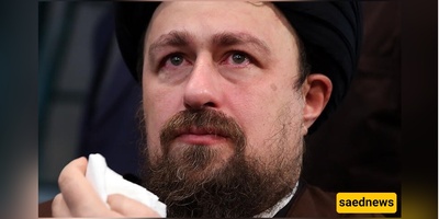 موکب عزاء السید حسن خمینی وإخوته للإمام الحسین (ع) + صور / الثلاثه یحملون المسبحه ووجوههم حزینه