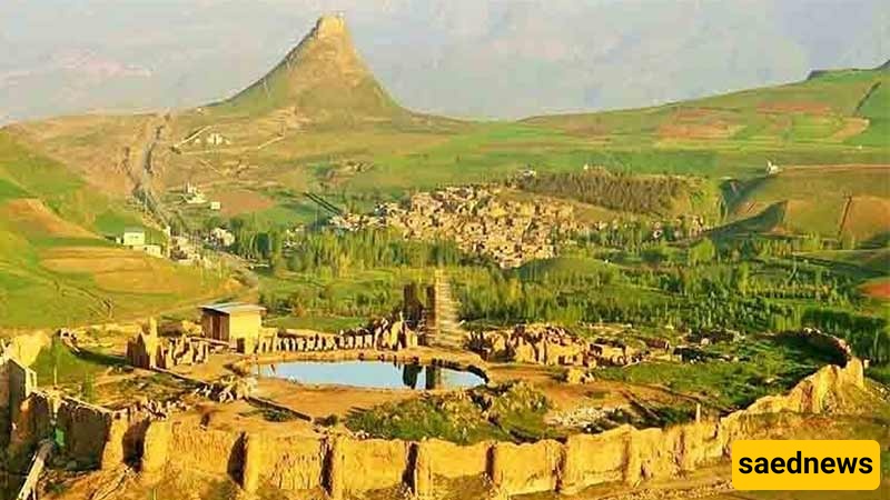 خطوه بخطوه مع العمال فی بناء تخت سلیمان – العاصمه الروحیه لملوک الساسانیین! +فیدیو