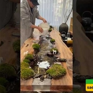 ابتکار فرید یمزج بین النجاره وعالم تحت الماء، لیحوّل أی منزل إلى تحفه حیه.