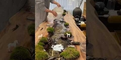 ابتکار فرید یمزج بین النجاره وعالم تحت الماء، لیحوّل أی منزل إلى تحفه حیه.