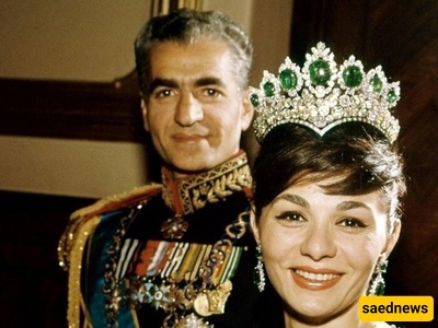 تذکر کعکه فارح ثنائیه الأبعاد وثلاثیه الطبقات فی عید میلاد شاه إیران – البذخ فی زمن معاناه الشعب + صور