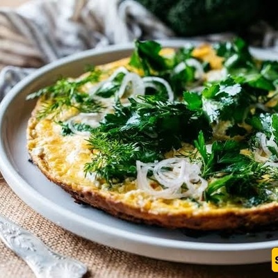 کیفیه إعداد عجه البقدونس الشهیه والممیزه لوجبه الإفطار