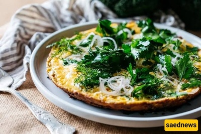 کیفیه إعداد عجه البقدونس الشهیه والممیزه لوجبه الإفطار