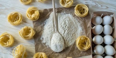 اختیار أفضل نوع من الدقیق لتحضیر معکرونه بجوده احترافیه