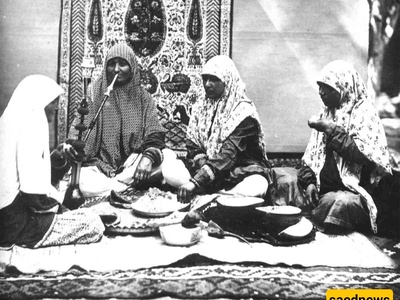 أکثر تقالید حفلات الشای إثارهً للاهتمام لدى نساء القاجار