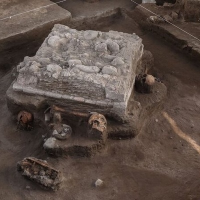 اکتشاف مرعب لأربع جماجم بشریه