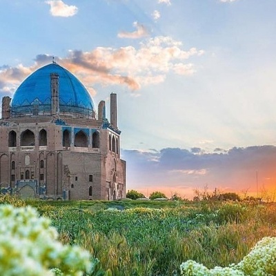 صور رائعه لقبه سلطانیه فی زنجان