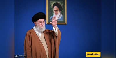 بالزی العسکری للحرس الثوری... المرشد الأعلى یشارک فی مراسم العزاء الحسینی على الجبهه + صوره