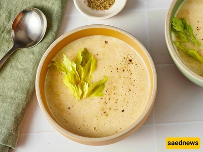 شوربه الکرفس بأسلوب احترافی: نکهه لن تنساها أبداً