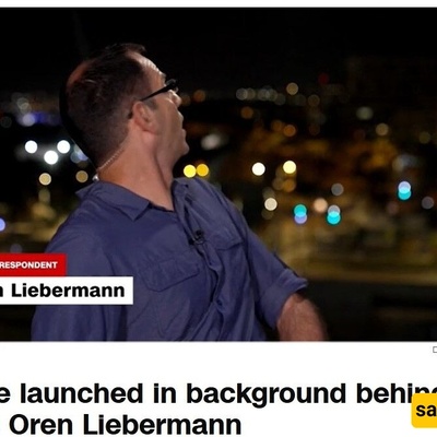 دهشه مراسل CNN من الهجوم الصاروخی الإیرانی على القدس