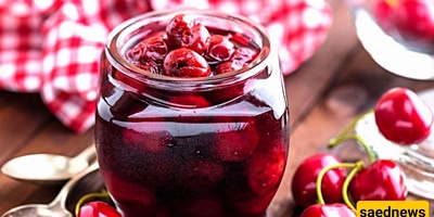 وصفه مربّى الکرز الحامض المنزلی الکامل مع نصائح مفیده