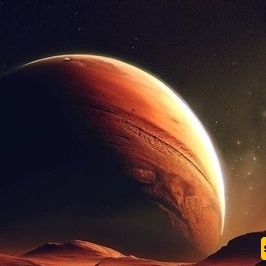 سحر سماء اللیل: المریخ — منظر مذهل للکوکب الأحمر فی النظام الشمسی