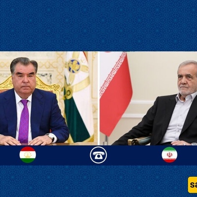 بیزشکیان یدعو إلى تعزیز العلاقات بین طهران ودوشنبه