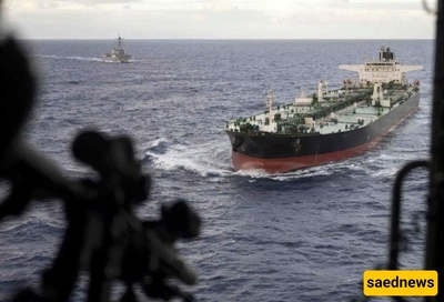 تمر ناقله نفط خام إیرانیه عبر مضیق هرمز