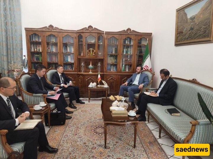 غریب آبادی یناقش مع سفیر الصین فی طهران وجهات النظر حول قمه شنغهای وقضایا اخرى ذات اهمیه
