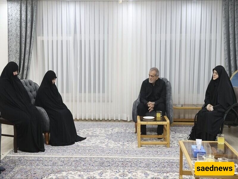 توصیه مؤثره من ابنه الشهید رئیسی لابنه مسعود پزشکیان فی منزلهم: «ادعی لوالدک بأن یکون مصیره حسناً»