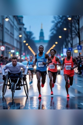 کیفیه متابعه جمیع العدائین الممیزین فی ماراثون برلین BMW 2025 مثل المحترفین