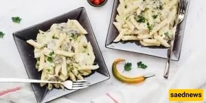 وصفه خطوه بخطوه لمکرونه بینی بالدجاج مع صلصه ألفریدو