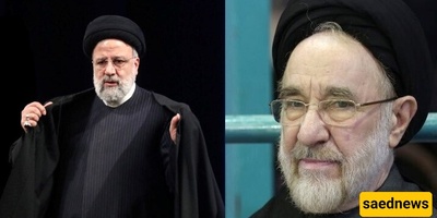 صوره نادره: مدیر مکتب خاتمی یلتقط بهاتف نوکیا قدیم لحظه ابتسامه نادره للرئیس الراحل إبراهیم رئیسی + صوره