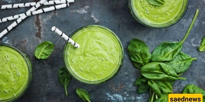 وصفه عصیر أخضر لذیذه وغنیه بالعناصر الغذائیه لوجبه الإفطار