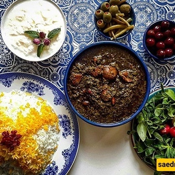 وصفه قرمه سبزی منزلیه وأنیقه مع صور خطوه بخطوه