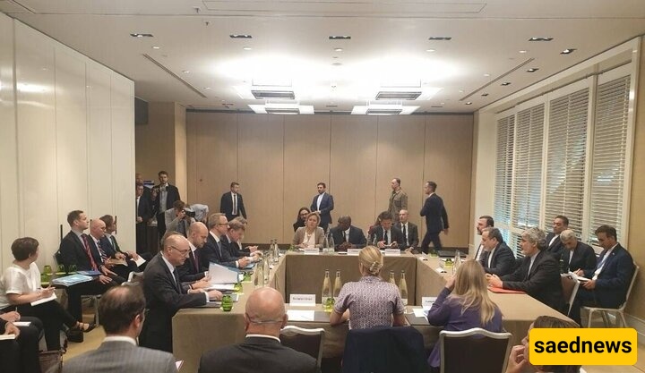 وزیر الخارجیه الإیرانی یجری محادثات مع أوروبا فی جنیف