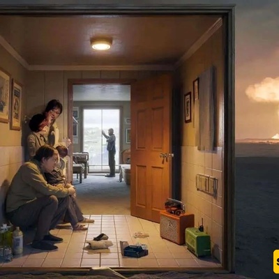 أین یکون المکان الآمن أثناء الهجمات الجویه؟