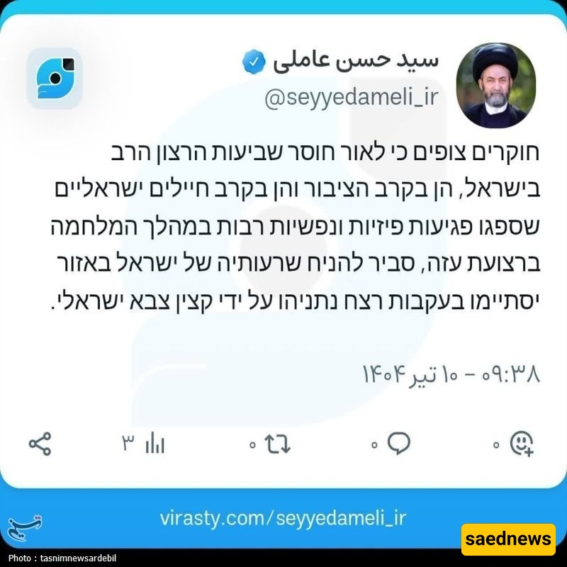 آیه الله السید حسن عاملی