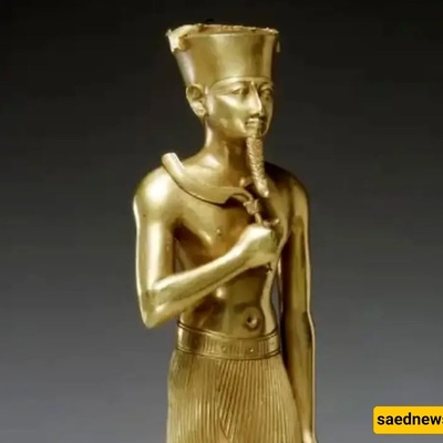 عوده الإله الذهبی القدیم، رمز بهاء حضاره مفقوده؛ تحفه ذهبیه من التاریخ تصل إلى العاصمه