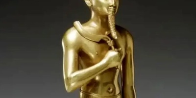 عوده الإله الذهبی القدیم، رمز بهاء حضاره مفقوده؛ تحفه ذهبیه من التاریخ تصل إلى العاصمه