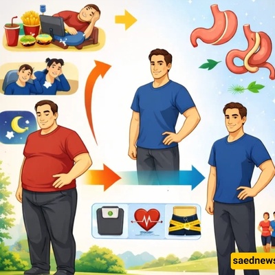 أسباب السمنه البطنیه ودور جراحه إنقاص الوزن فی خفض الوزن