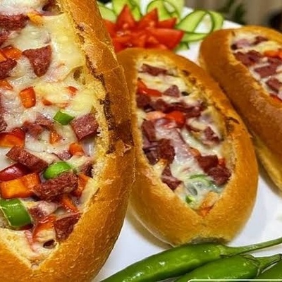 دلیل خطوه بخطوه لتحضیر خبز الباغیت المحشو فی المنزل
