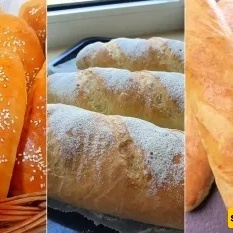 وصفه سهله لتحضیر خبز الباغیت المنزلی بطریقه بسیطه