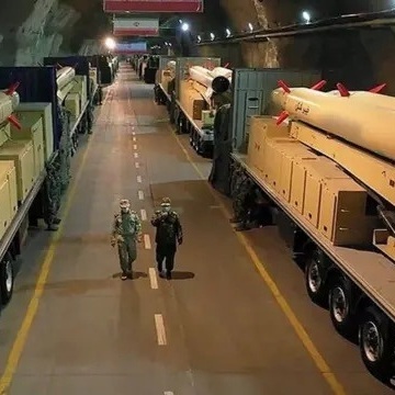 صور جدیده تُظهر أعمال حفر عند مدخل قاعده صواریخ فی تبریز خلال وقف إطلاق النار لحمایه منصات الإطلاق والصواریخ